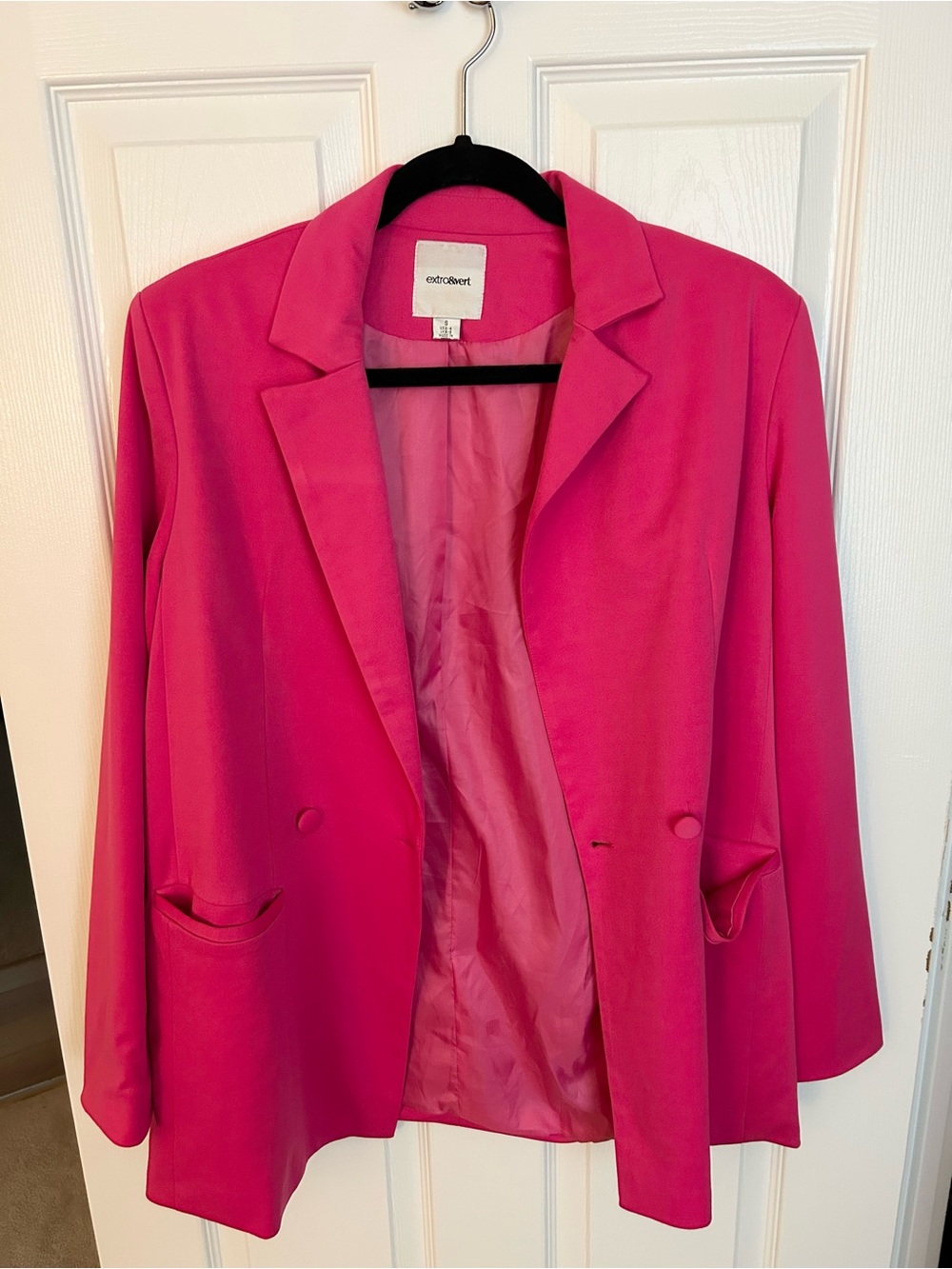 Oversized Hot Pink Blazer
